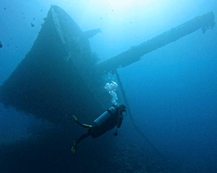 Cedar Pride Wreck — diving in Aqaba, Jordan